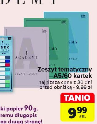 Zeszyt a5 60 kartek tematyczny Interdruk promocja