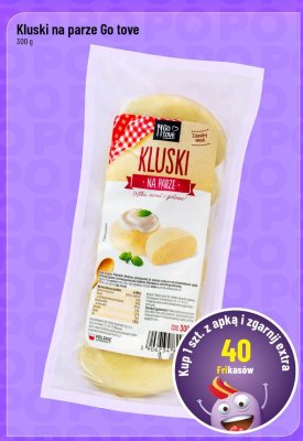 Kluski na parze Go tove 300g promocja w POLOmarket