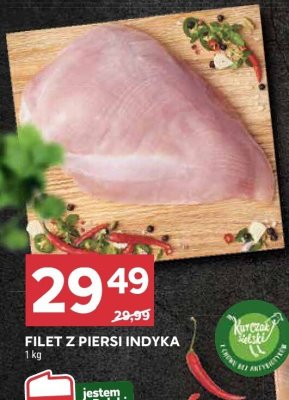 Filet z piersi indyka wolno gotowany o smaku ma艣lanym z kolorowym pieprzem i czarnuszk膮 SZTUKA MI臉SA NETTO promocja w Stokrotka