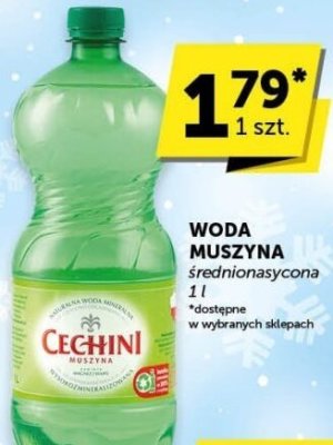 Woda muszyna Cechini promocja w Euro Sklep