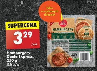 Hamburgery Danie express promocja w Biedronka