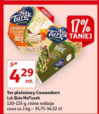 Ser camembert z prażonymi pestkami dyni Turek naturek Turek 123 promocja