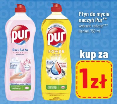 Płyn do mycia naczyń Pur Balsam Hands & Nails wybrane rodzaje Henkel 750 ml promocja w POLOmarket
