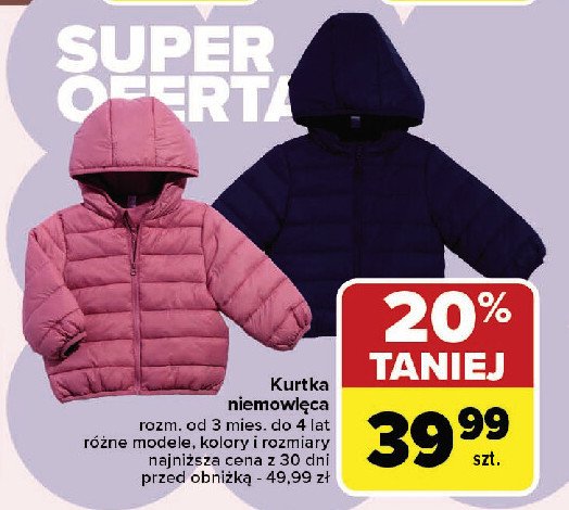 Kurtka niemowlęca promocja