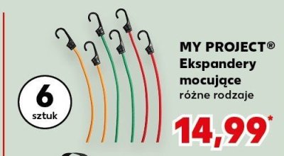 Ekspandery mocujące różne rodzaje My Project promocja w Kaufland