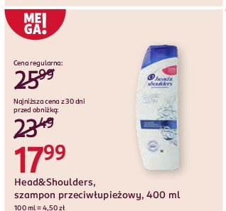 Szampon do w艂os贸w classic clean Head&shoulders promocja