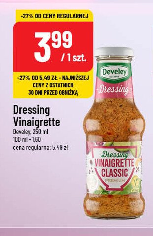 Dressing winegret Develey promocja