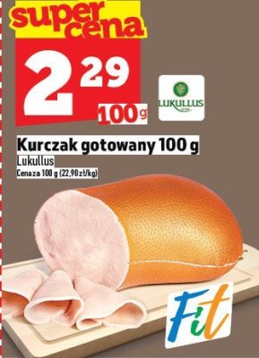 Kurczak gotowany Lukullus 100 g promocja w TOPAZ