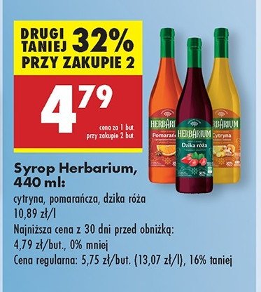 Syrop dzika róża Herbarium promocja