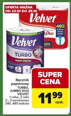 R臋cznik papierowy promocja w Carrefour Express