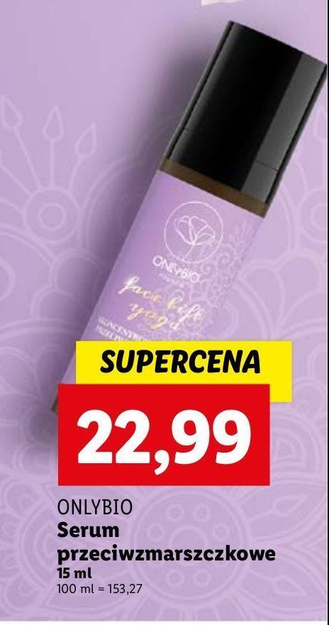 Serum do twarzy ujędrniające Only bio ritualia Onlybio promocja