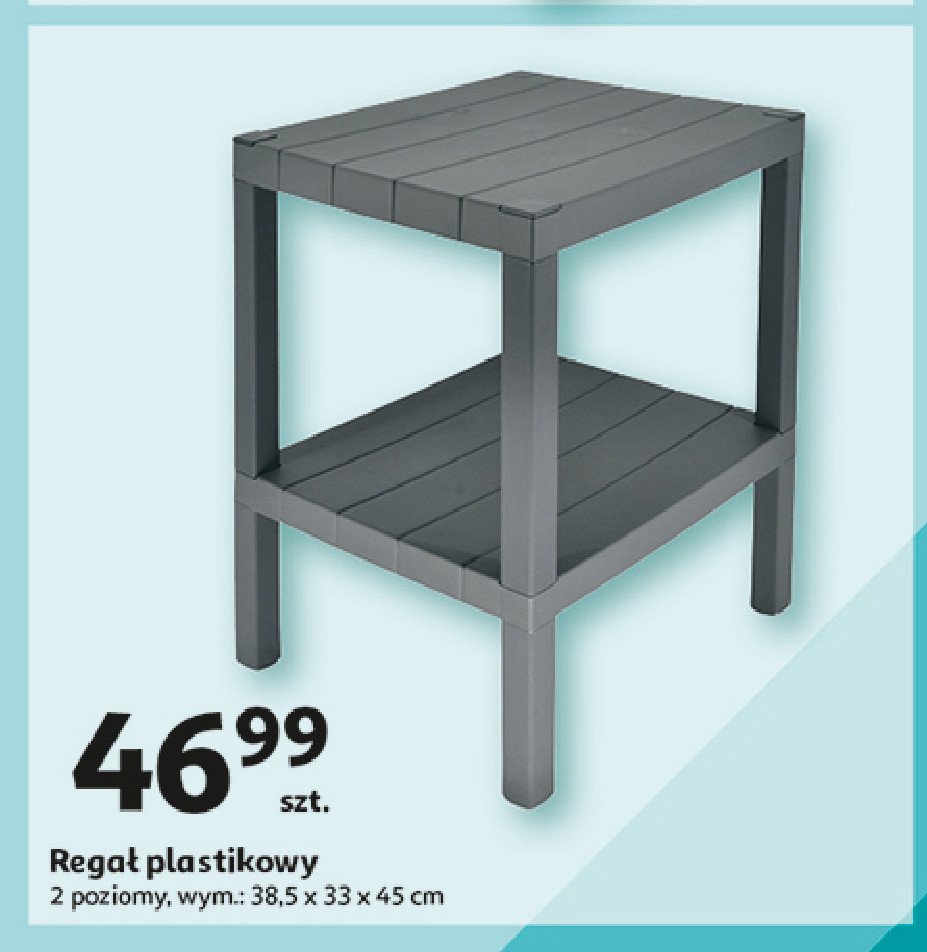 Regał plastikowy 38.5 x 33 x 45 cm promocja