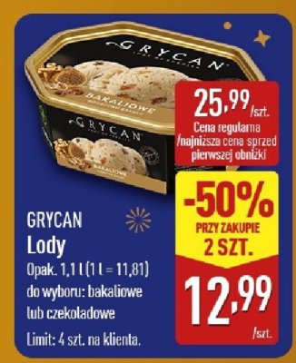 Lody bakaliowe promocja w Aldi