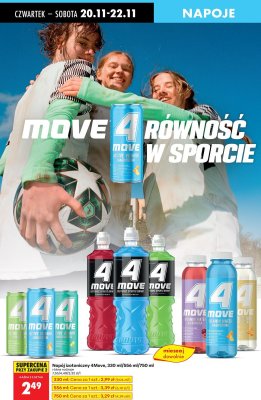 Napój izotoniczny 4Move 330 ml promocja w Biedronka