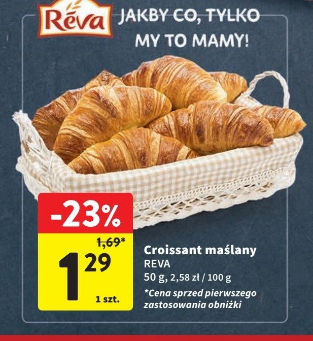 Croissant maślany Reva promocja