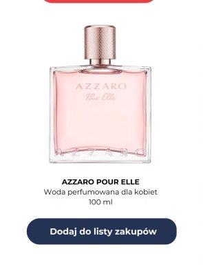 Woda perfumowana Pour Elle dla kobiet, 100 ml promocja w Lidl