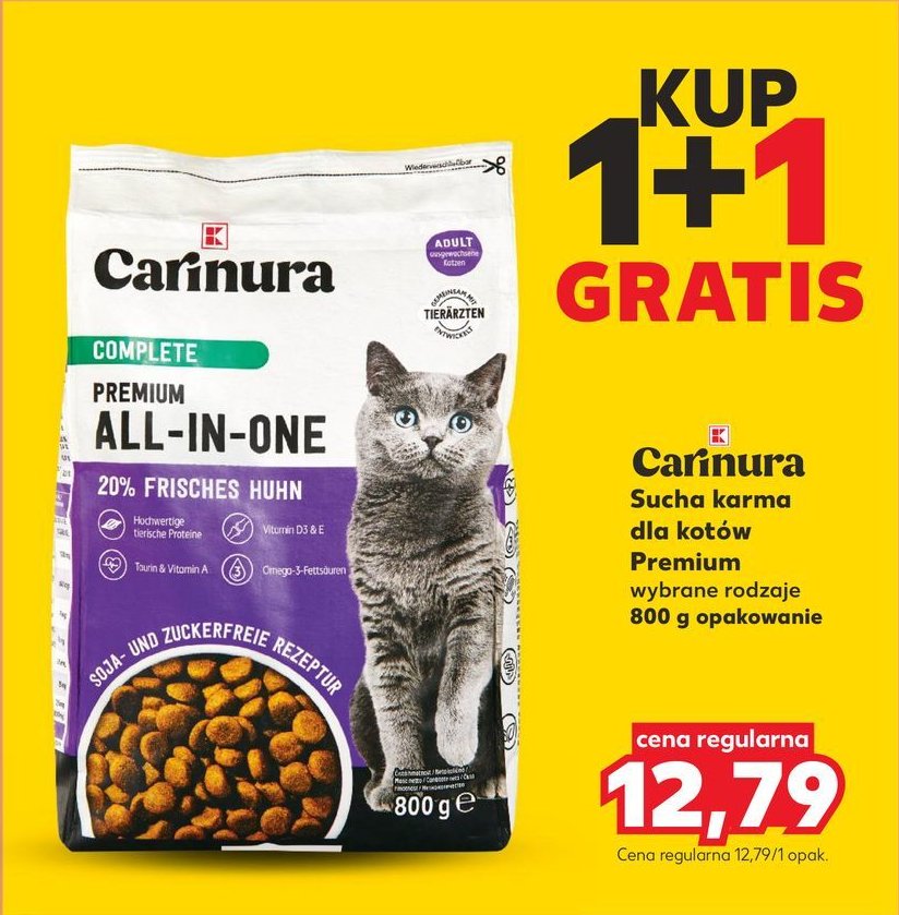 Karma dla kota all in one K-classic carinura promocja