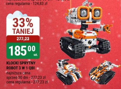 Klocki sprytny robot 3 w 1 QBI promocja w bi1