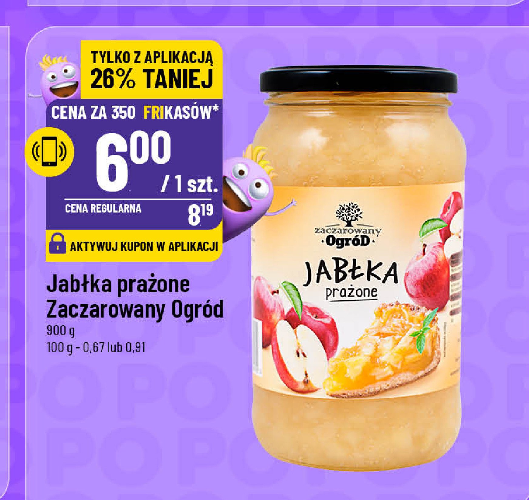 Jabłka prażone Zaczarowany ogród promocja w POLOmarket