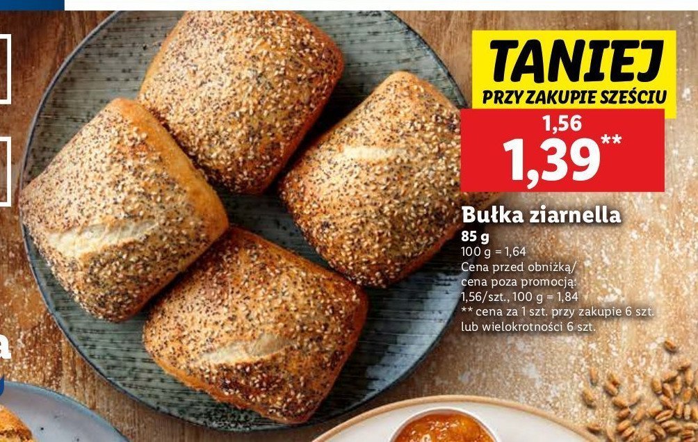 Bułka ziarnella promocja