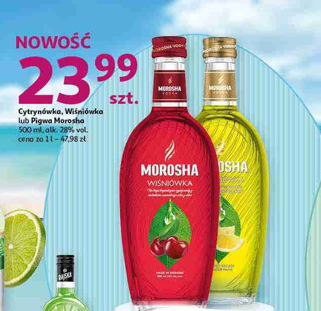 Wódka Morosha wiśniówka promocja w Auchan
