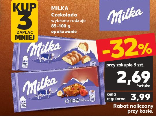 Czekolada collage fudge Milka collage promocja
