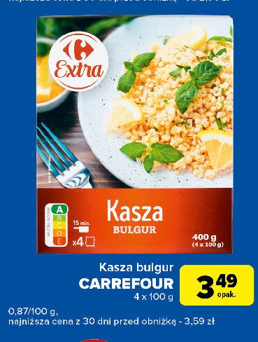 Kasza bulgur Carrefour promocja