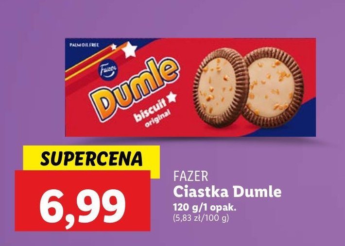 Ciastka Fazer dumle promocja