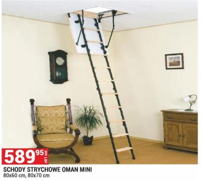 Schody strychowe Oman Mini promocja w Merkury Market