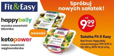 Sałatka Fit & Easy Happy Belly promocja w Żabka
