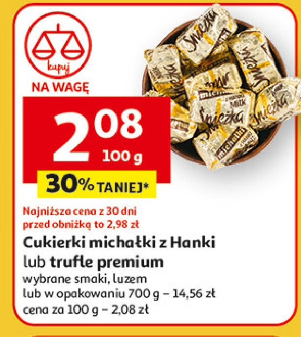 Cukierki trufle Śnieżka promocja w Auchan