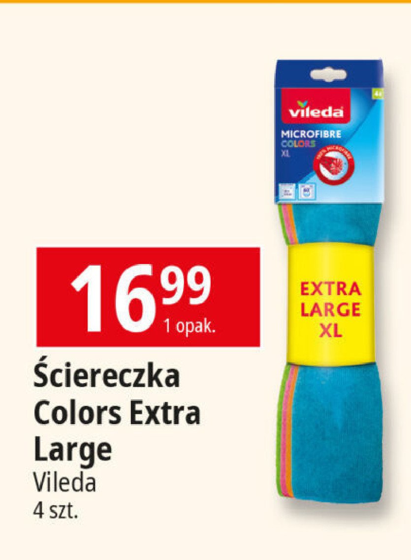 Ściereczka z mikrofibrą colors Vileda promocja