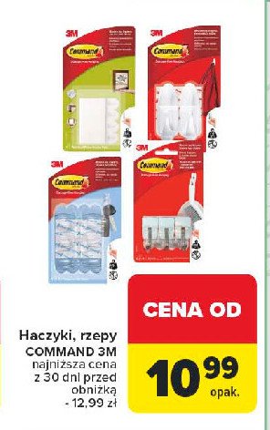 Hak łazienkowy Command brand promocja w Carrefour