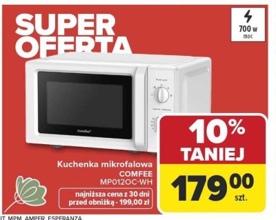 Kuchenka mikrofalowa COMFEE MP012OC-WH promocja w Carrefour