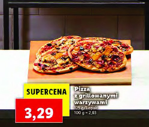 Pizza z grillowanymi warzywami promocja
