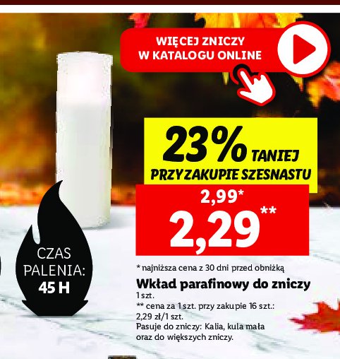 Wk艂ad parafinowy 45 h promocja