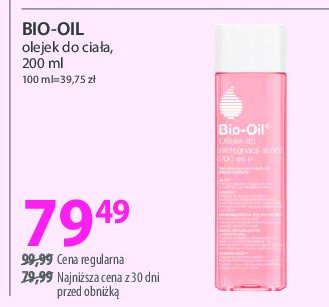 Olejek do ciała na blizny i rozstępy Bio-oil promocja w Hebe