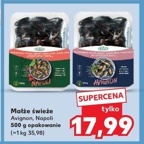 Małże napoli promocja