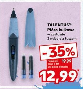 Pióro kulkowe + 3 naboje Talentus promocja