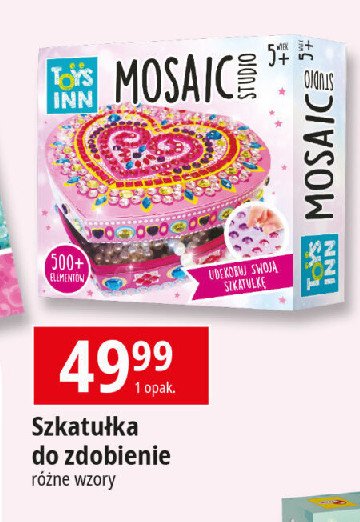 Szkatułka do zdobienia Toys inn promocja w Leclerc