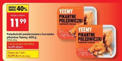 Polędwiczki panierowane z kurczaka pikantne  promocja w Biedronka
