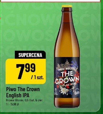Piwo The Crown English IPA Browar 8 food promocja w POLOmarket