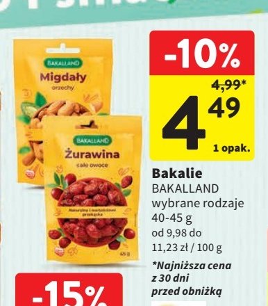 Migda艂y 艂uskane Bakalland promocja
