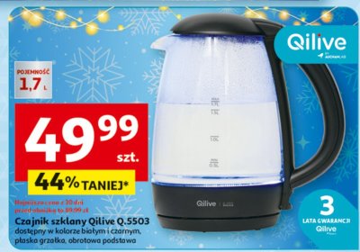 Czajnik szklany Qilive Q.5503 promocja w Auchan