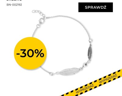 Bransoletka srebrna promocja w Briju