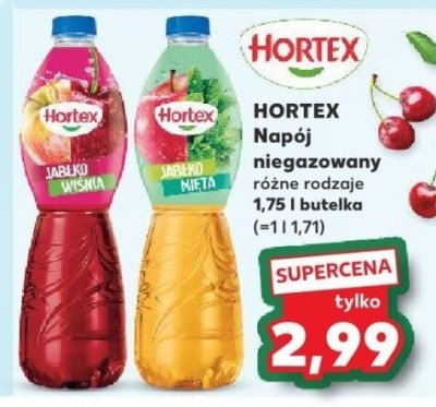 Napój HORTEX niegazowany różne rodzaje promocja w Kaufland