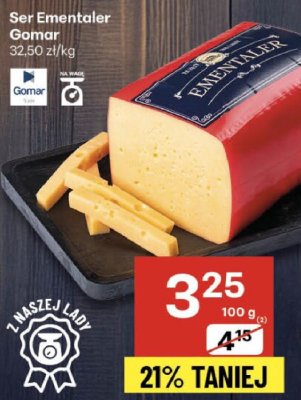 Ser Ementaler Gomar promocja w Delikatesy Centrum