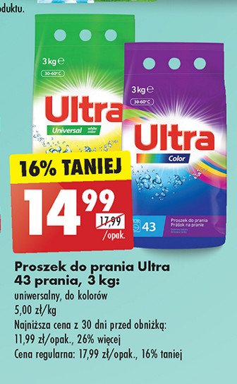 Proszek do prania universal Ultra perfume promocja