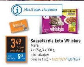 Potrawka w galaretce smaki drobiowe Whiskas promocja