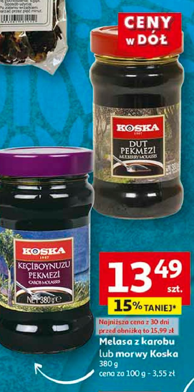 Melasa z karobu Koska promocja w Auchan